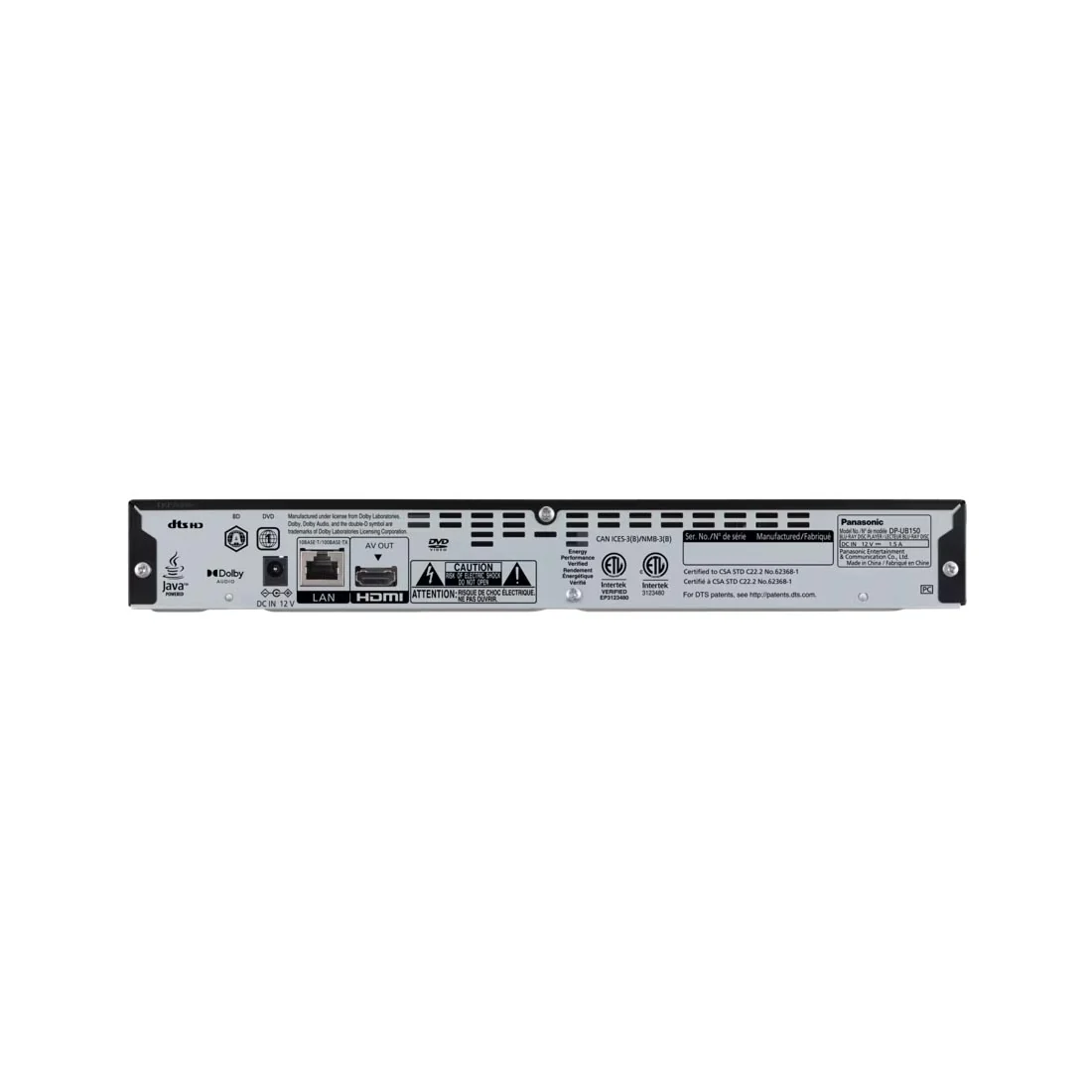 Panasonic DP-UB150 4K Ultra HD Blu-ray Player with HDR10+ and High-Resolution Audio - Image 5