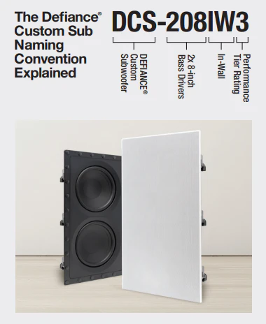 Paradigm DCS-208IW3 Performance In-Wall Subwoofer (DCS208IW3) - Image 9