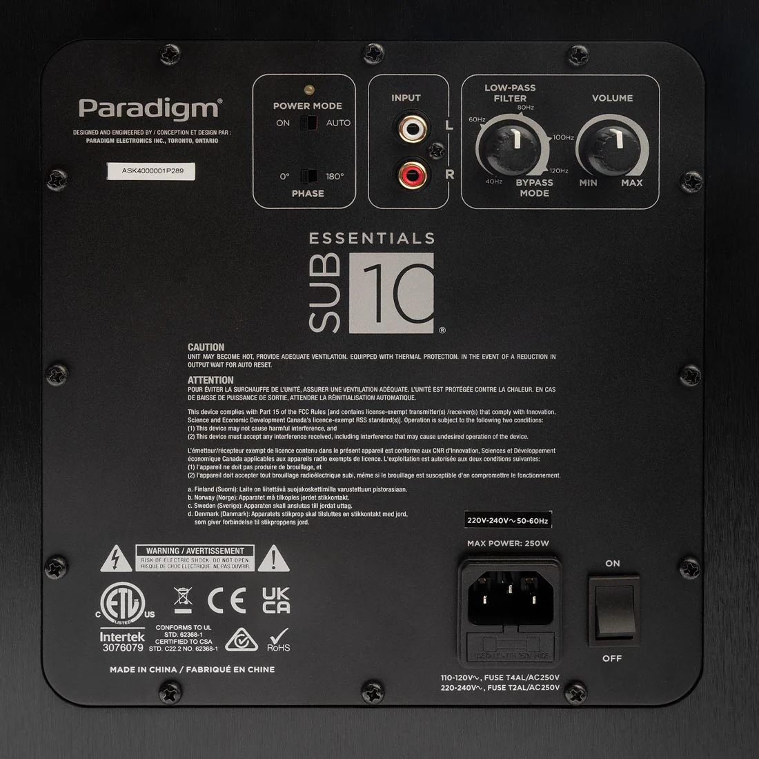 Paradigm Essentials Sub Series Subwoofer with WSK-1 Wireless Kit - Bundle - Image 23
