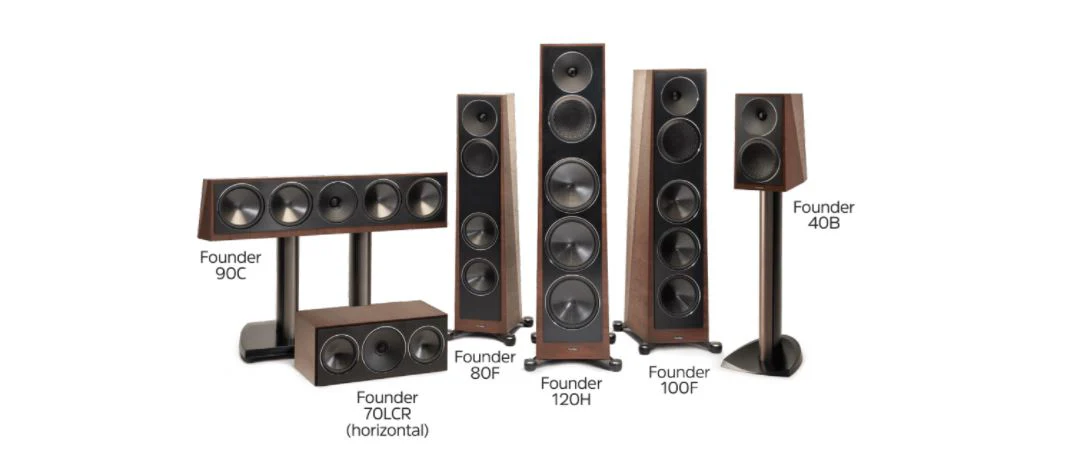 Paradigm Founder 100F 5-Driver 3 Way Floor Standing Speaker - Gloss Black - Pair - Image 10