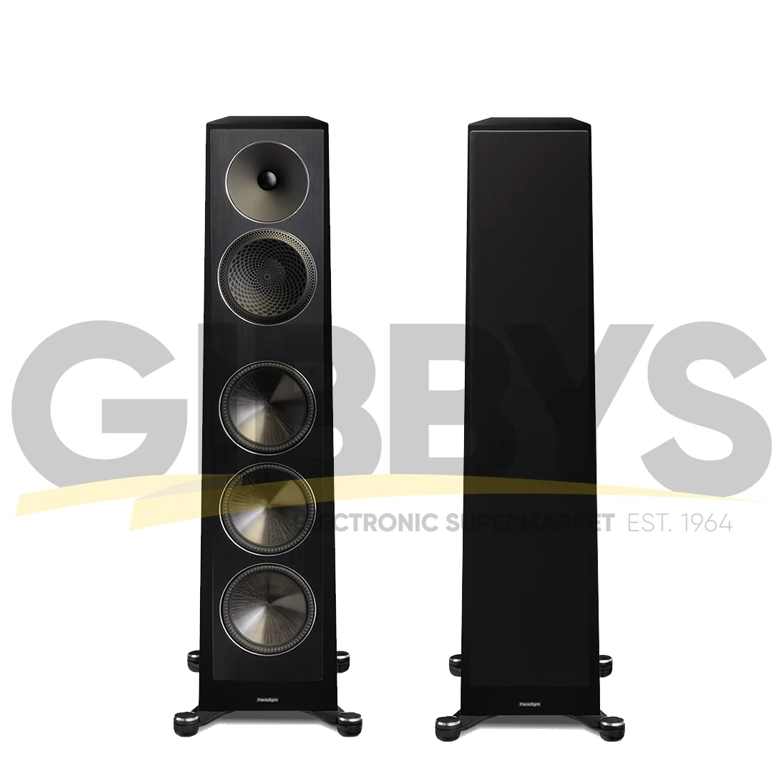 Anthem MRX 1140 8K AV Receiver | Paradigm Founder 100F 5-Driver 3 Way Floor Standing Speaker - Gloss Black - Pair - Bundle - Image 5