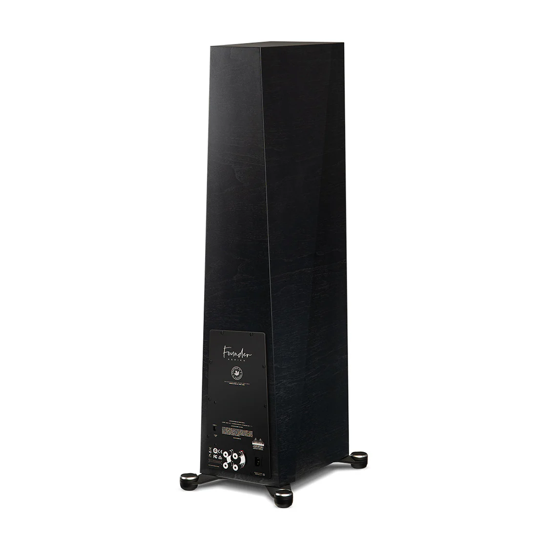 Paradigm Founder 120H 5-Driver 3 Way Hybrid Floor Standing Speaker - Black Walnut - Pair - Image 2