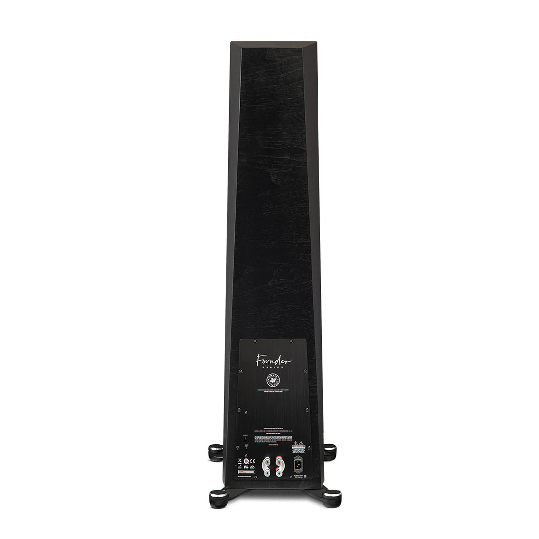 Paradigm Founder 120H 5-Driver 3 Way Hybrid Floor Standing Speaker - Black Walnut - Pair - Image 3