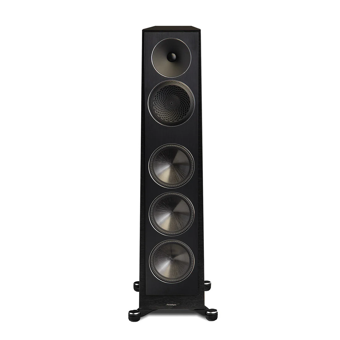 Paradigm Founder 120H 5-Driver 3 Way Hybrid Floor Standing Speaker - Black Walnut - Pair - Image 7
