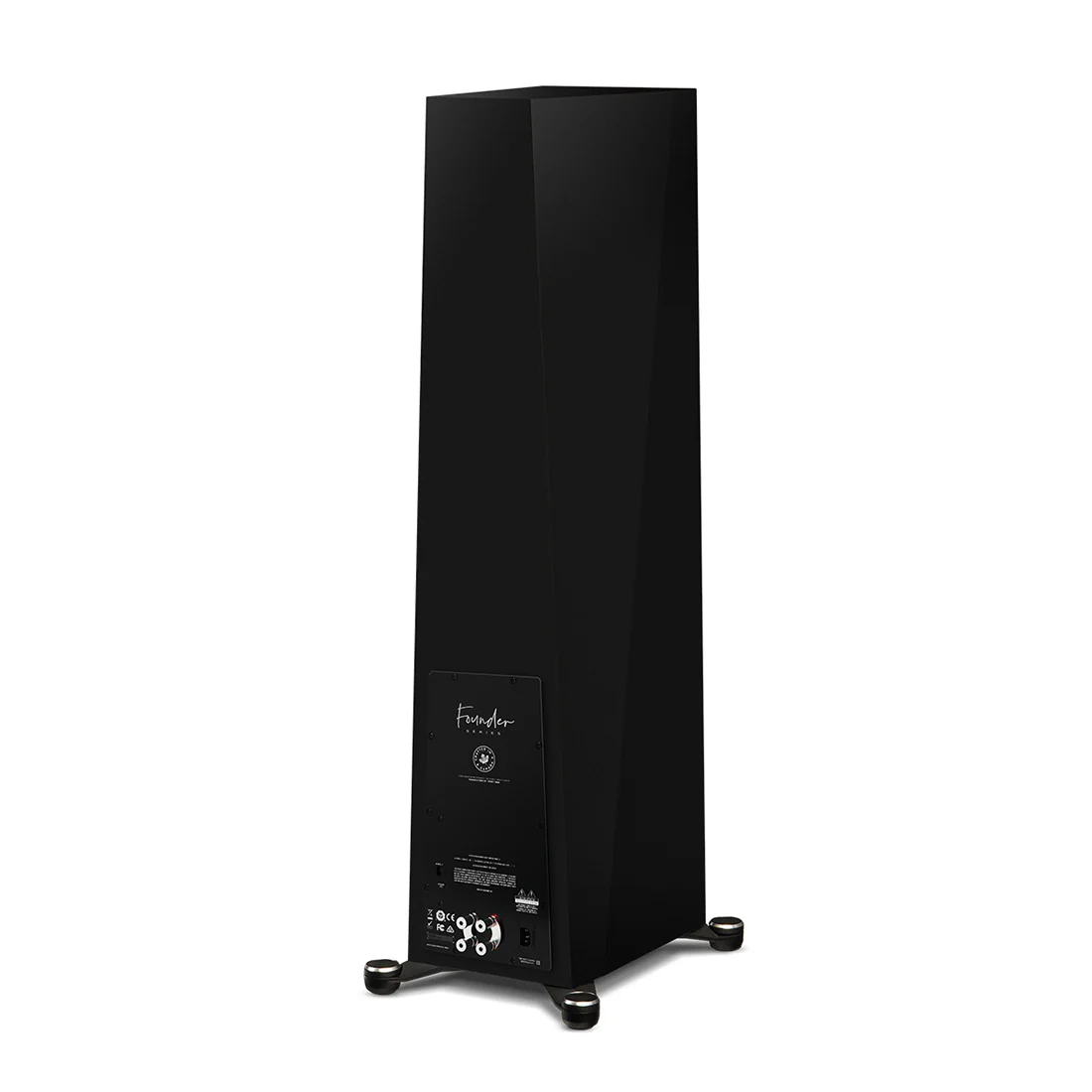 Paradigm Founder 120H 5-Driver 3 Way Hybrid Floor Standing Speaker - Gloss Black - Pair - Image 7