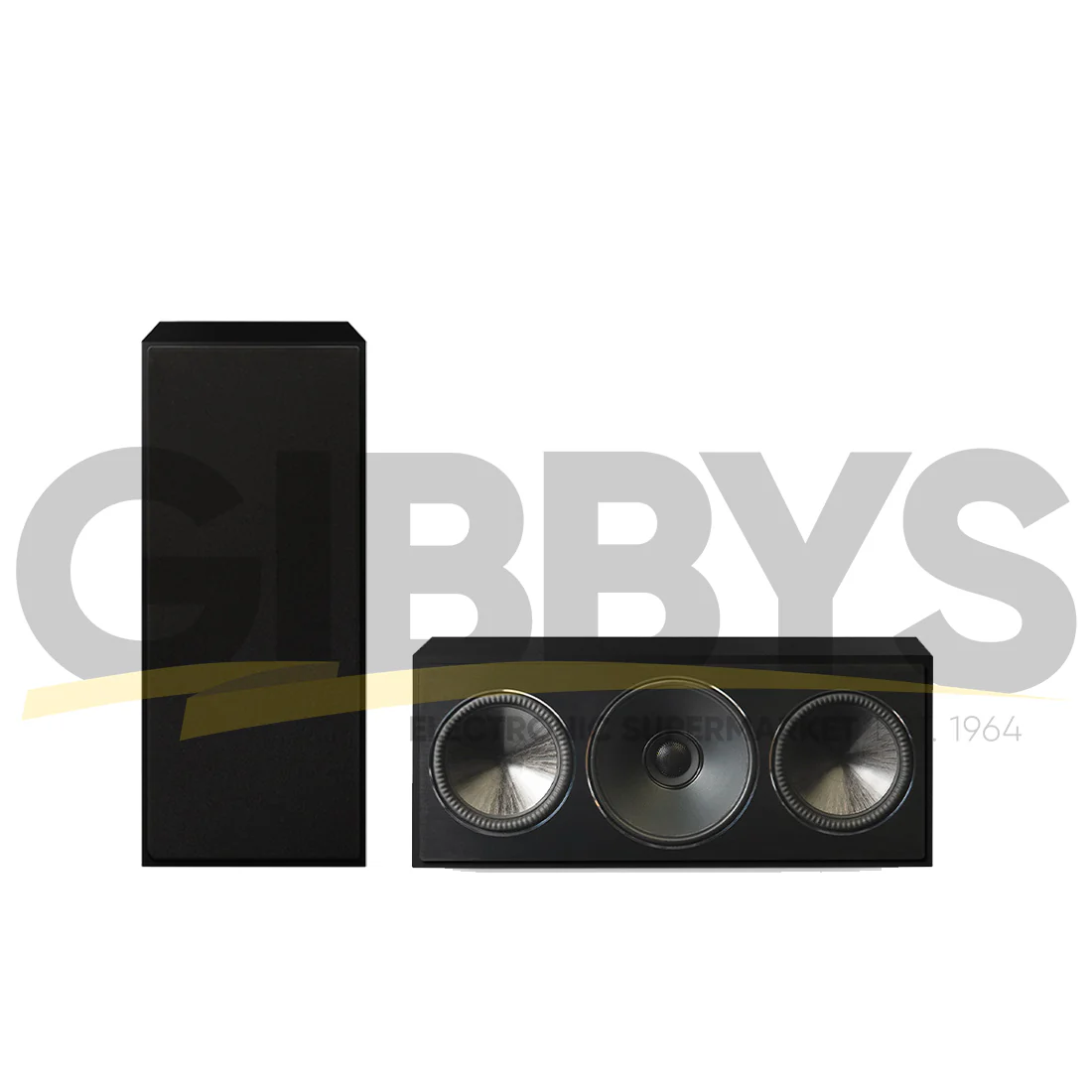 Paradigm Founder 70LCR 4-driver 3 Way LCR Center Channel Speaker - Gloss Black - Pair - Image 7