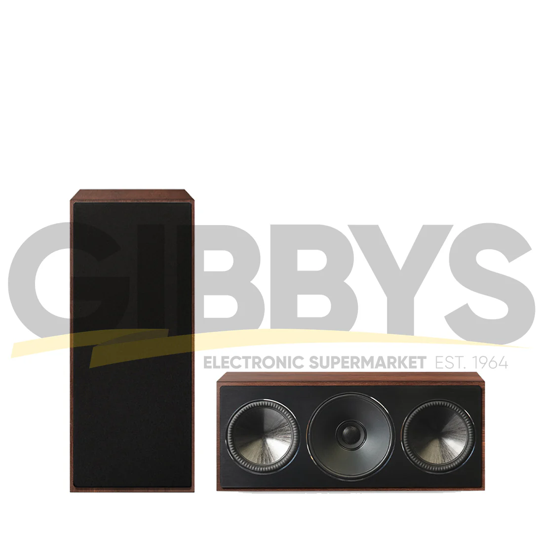Paradigm Founder 70LCR 4-driver 3 Way LCR Center Channel Speaker - Walnut - Pair - Image 8