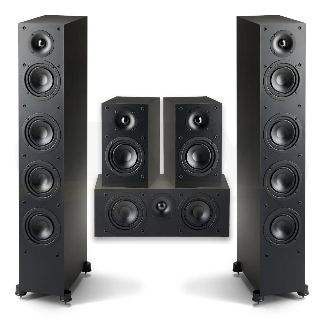 Paradigm MONITOR SE 6000F 5.0 Speaker Bundle #1 - Black