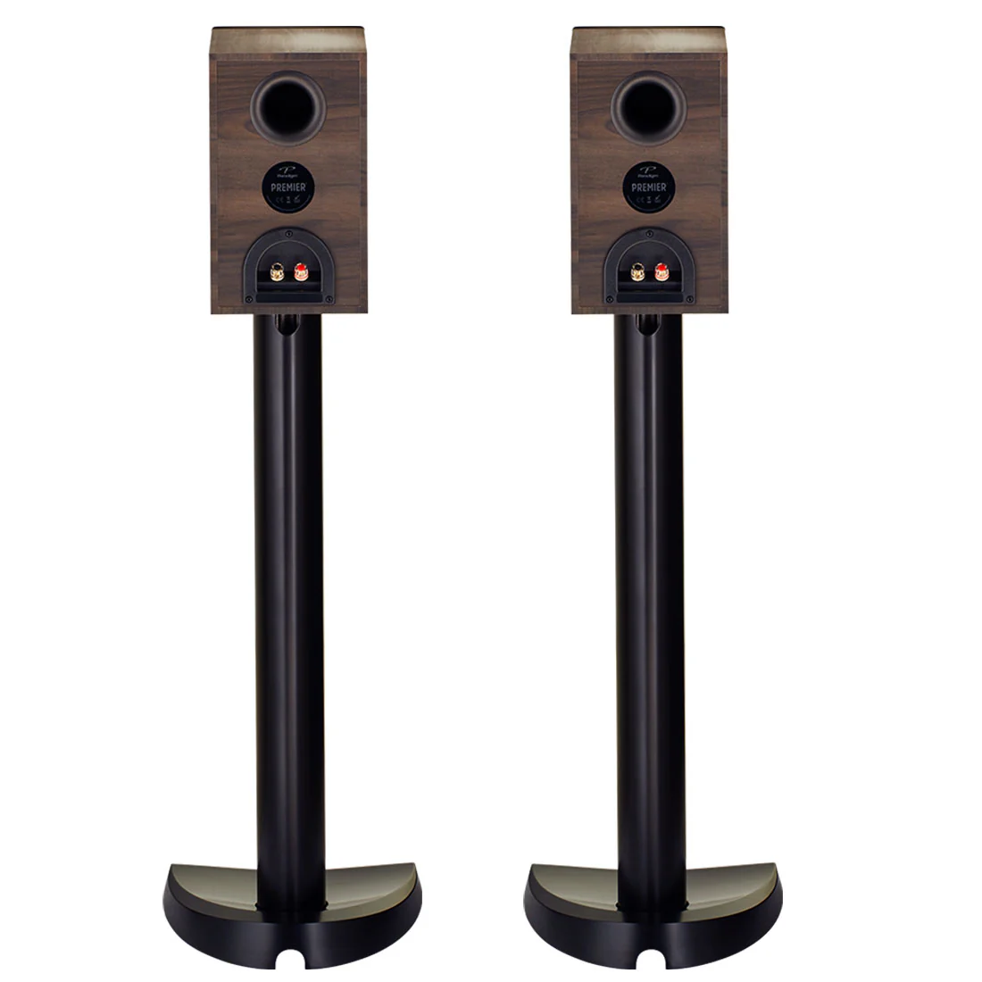 Paradigm Premier 100B Bookshelf Speaker - Espresso Grain - Pair - Image 7
