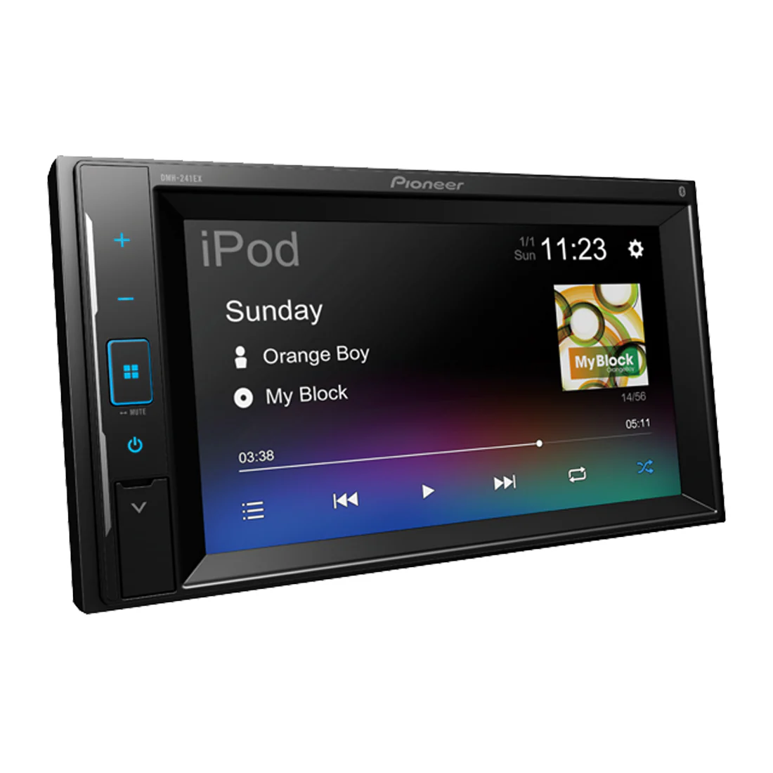 Pioneer DMH-241EX 6.2" Double Din Bluetooth Digital Media Receiver (does not play discs) (DMH241EX) - Image 5