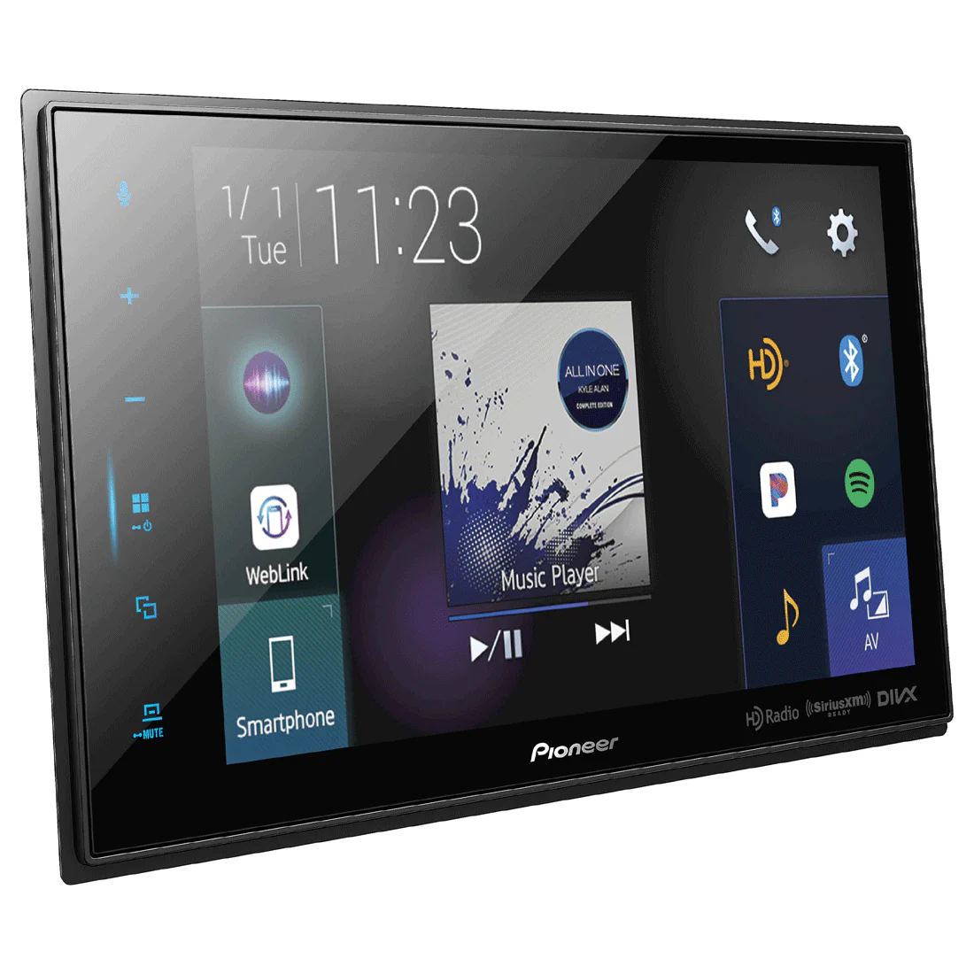 Pioneer DMH-C5500NEX Double-Din 8" Bluetooth Digital Multimedia Receiver (does not play discs) (DMHC5500NEX) - Image 4
