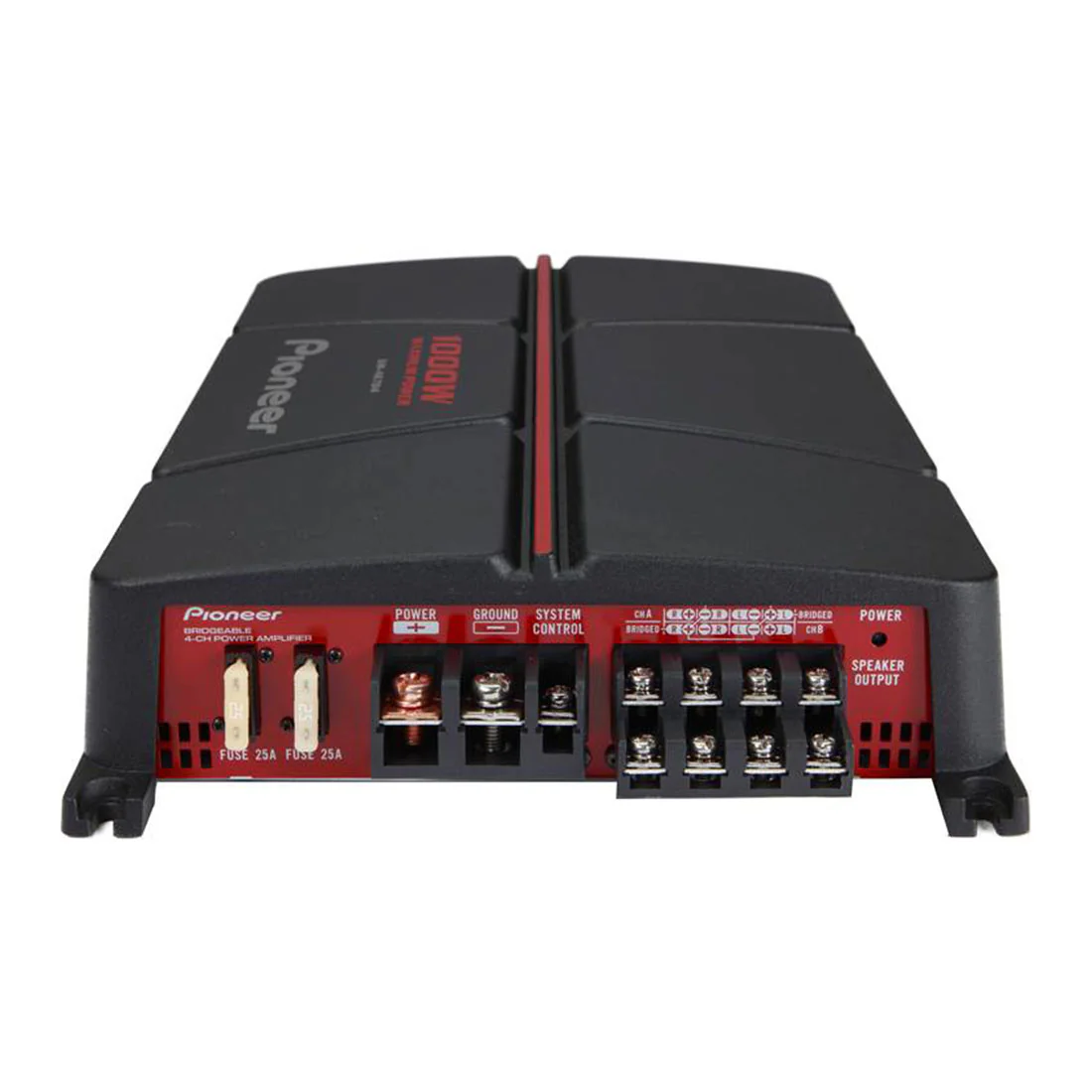 Pioneer GM-A6704 4-Channel Bridgeable Amplifier with Bass Boost (GMA6704) - Image 3