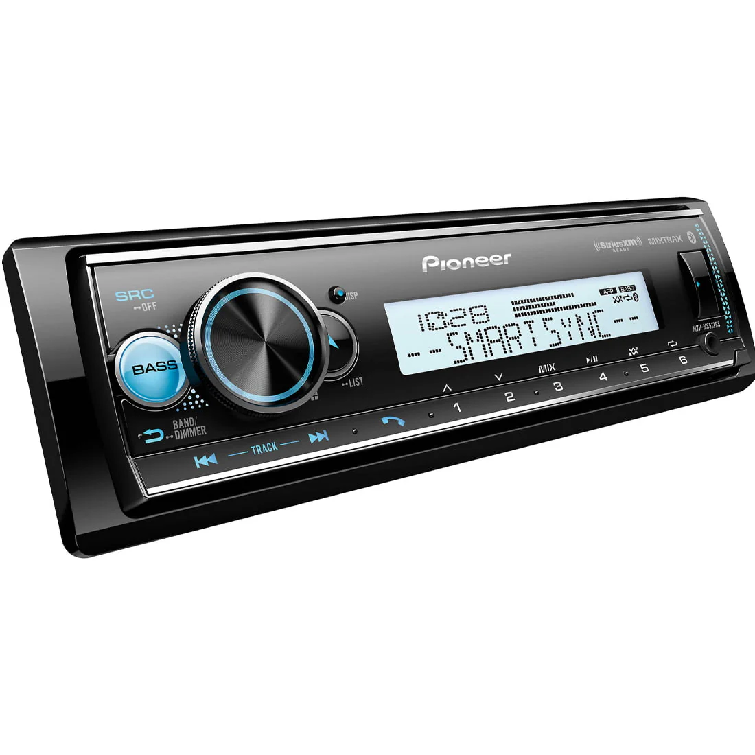 Pioneer MVH-MS512BS Marine Single-DIN Digital Media Receiver (MVHMS512BS) - Image 2