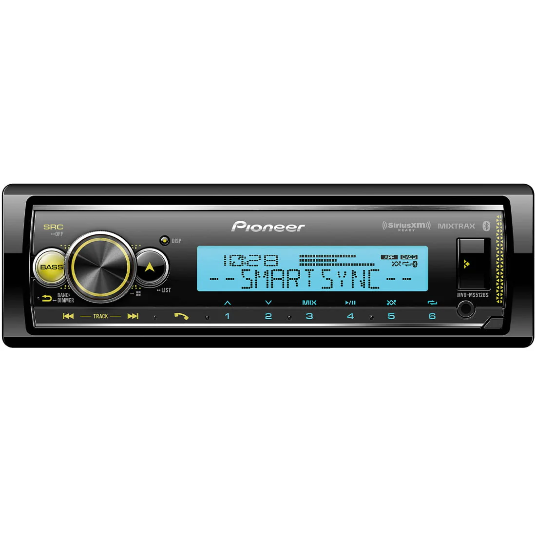Pioneer MVH-MS512BS Marine Single-DIN Digital Media Receiver (MVHMS512BS) - Image 3