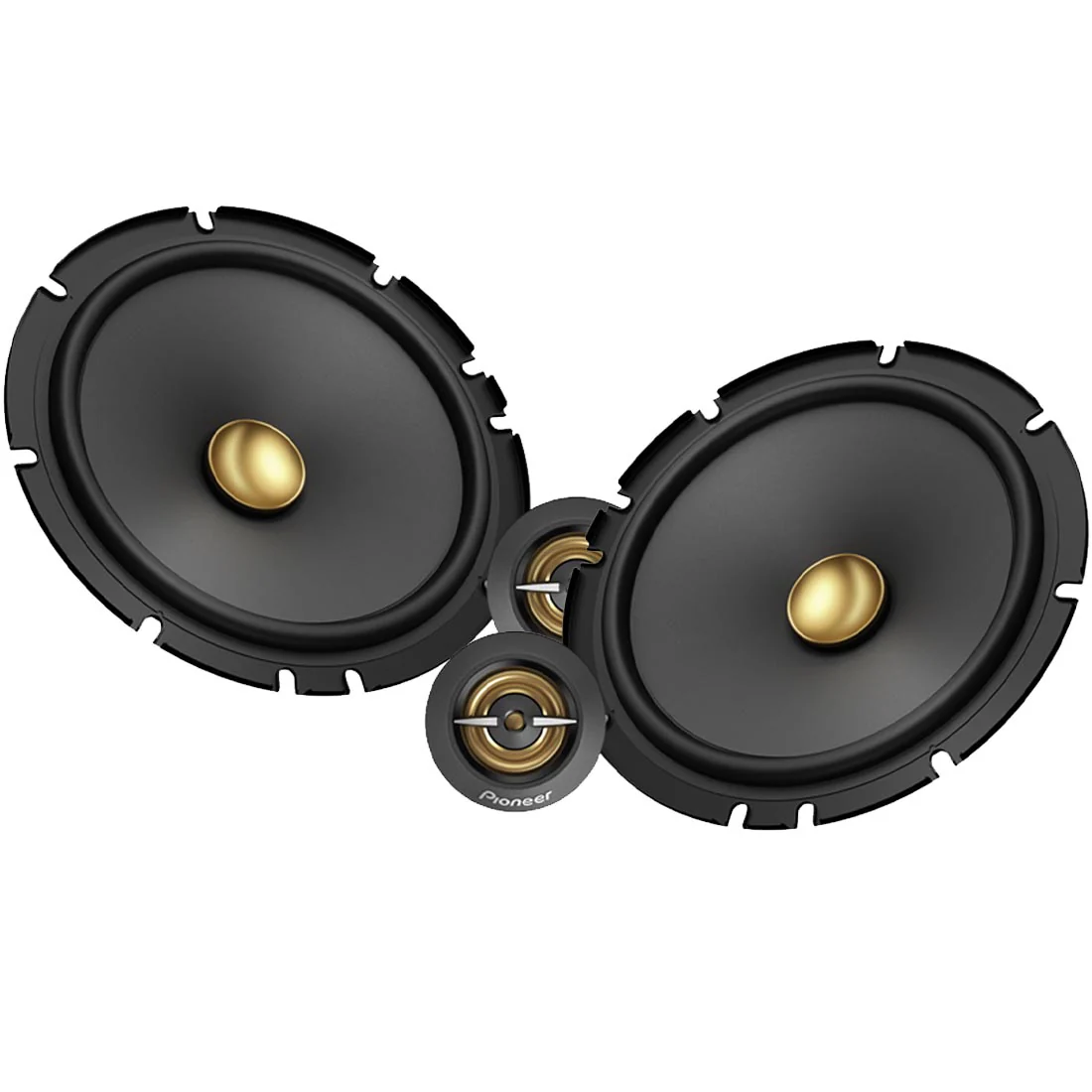 Pioneer TS-A1601C A-Series + 6.5" 2-Way Component Speaker System (TSA1601C)