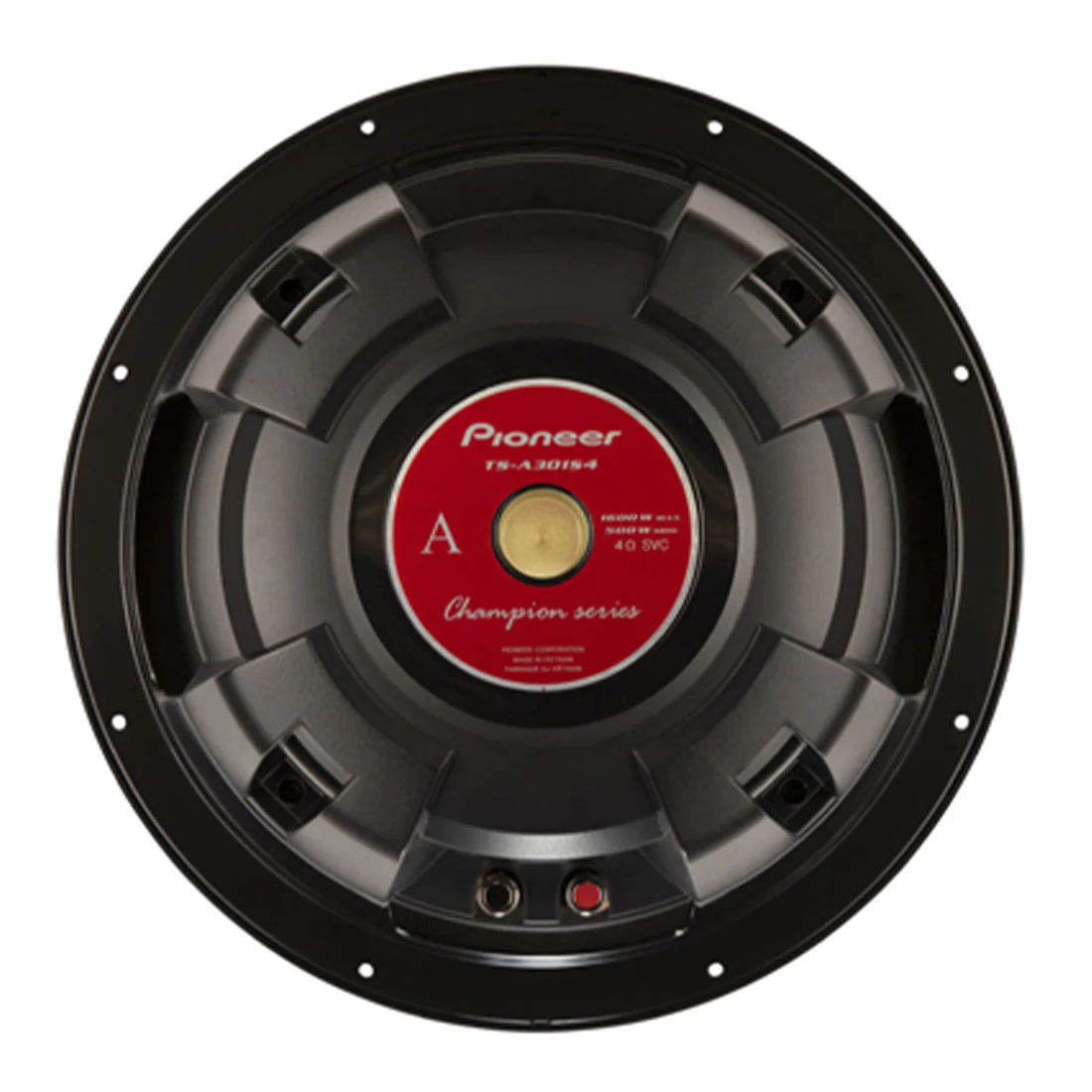Pioneer TS-A301S4 12" - 1600 W Single 4 Ohm Component Subwoofer (TSA301S4) - Image 5