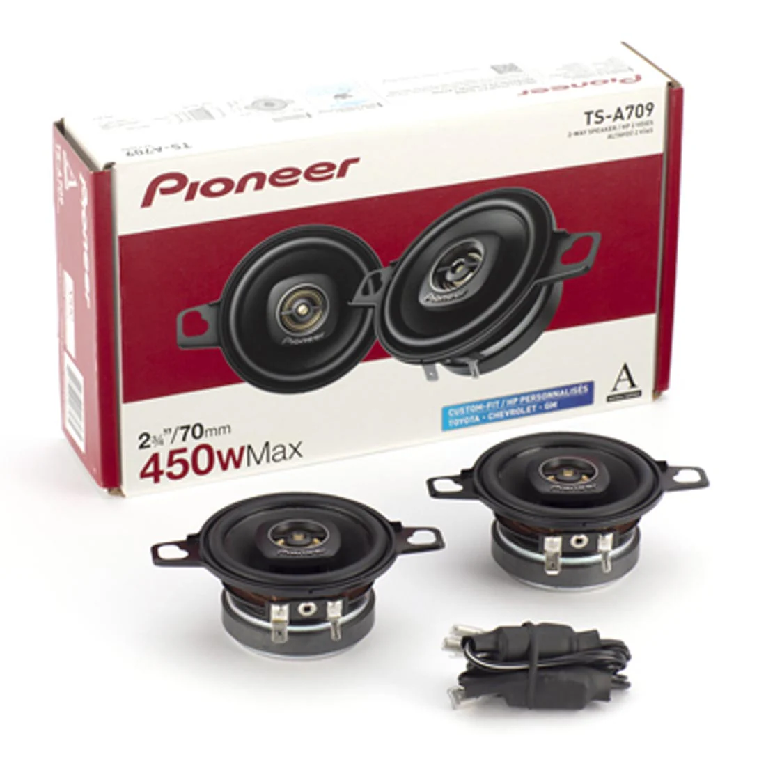 Pioneer TS-A709 A-Series 2.75" 2-Way Coaxial Speakers (TSA709) - Image 2
