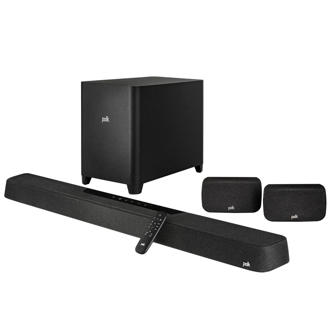 Polk Audio Magnifi Max AX SR Sound Bar with Wireless Surrounds and Subwoofer (MagniFi Max AX SR)