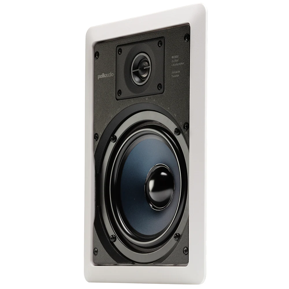 Polk Audio RC65i 6.5" Rectangle In-Wall Speakers - Pair (RC65i) - Image 3