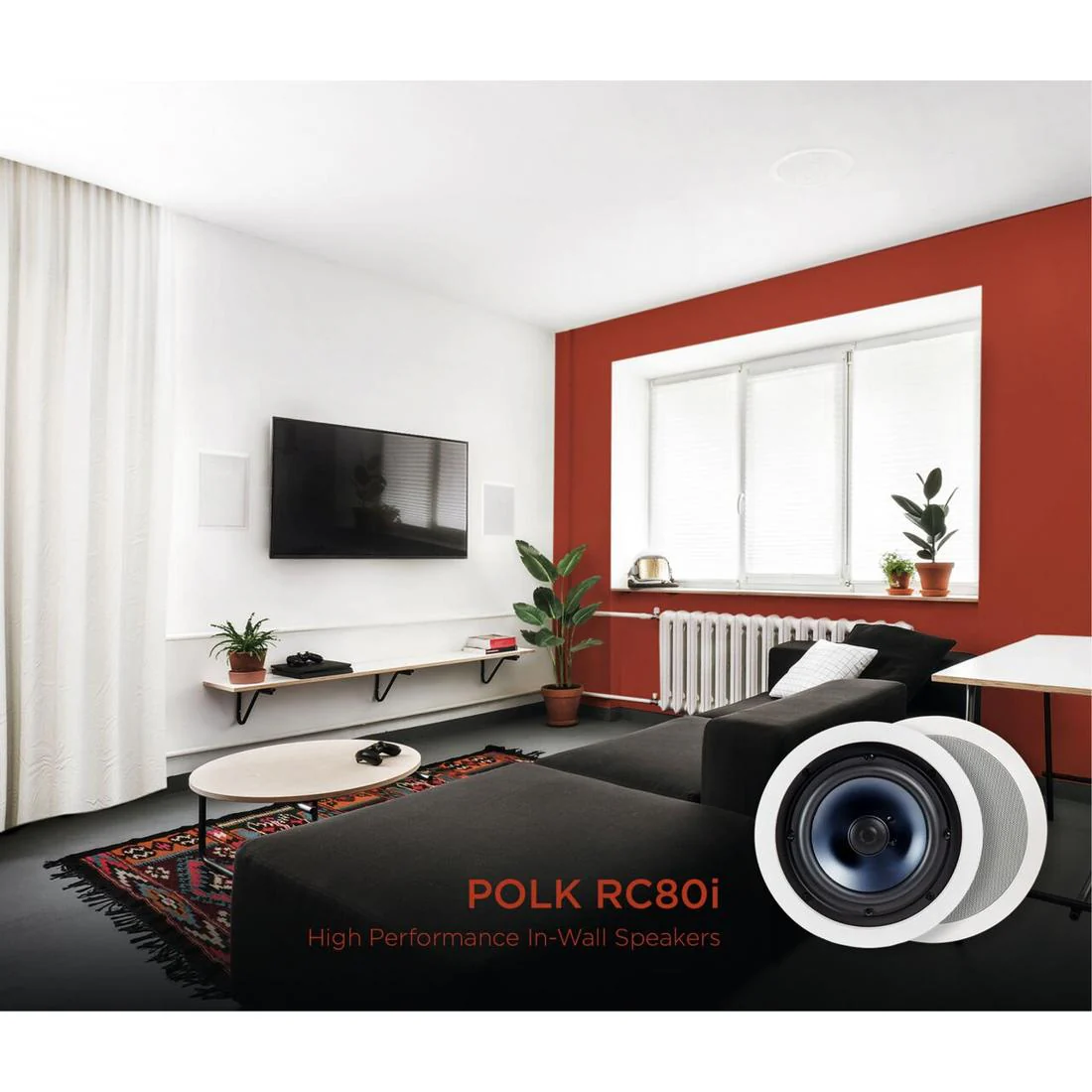 Polk Audio RC80i 8" In-Ceiling Speakers - Pair (OPEN BOX) - Image 8
