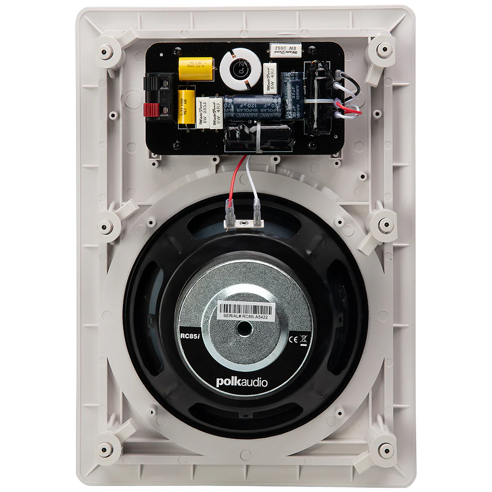 Polk Audio RC85i 8" Rectangle In-Wall Speakers - Pair (RC85i) - Image 4