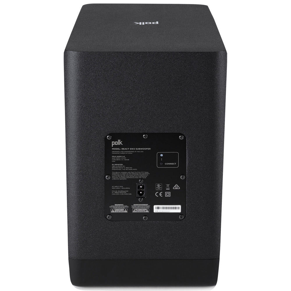 Polk Audio React Subwoofer - For React Series Sound Bars - B-Stock - Image 4
