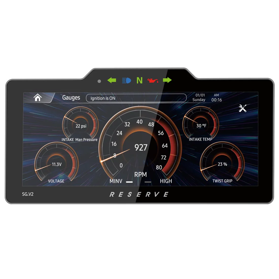 Precision Power WHD.SGV2 Plug-N-Play Head Unit for Select 1998-2013 Harley Davidson Street Glide Motorcycles - Soundstream Reserve (WHD.SGV2)