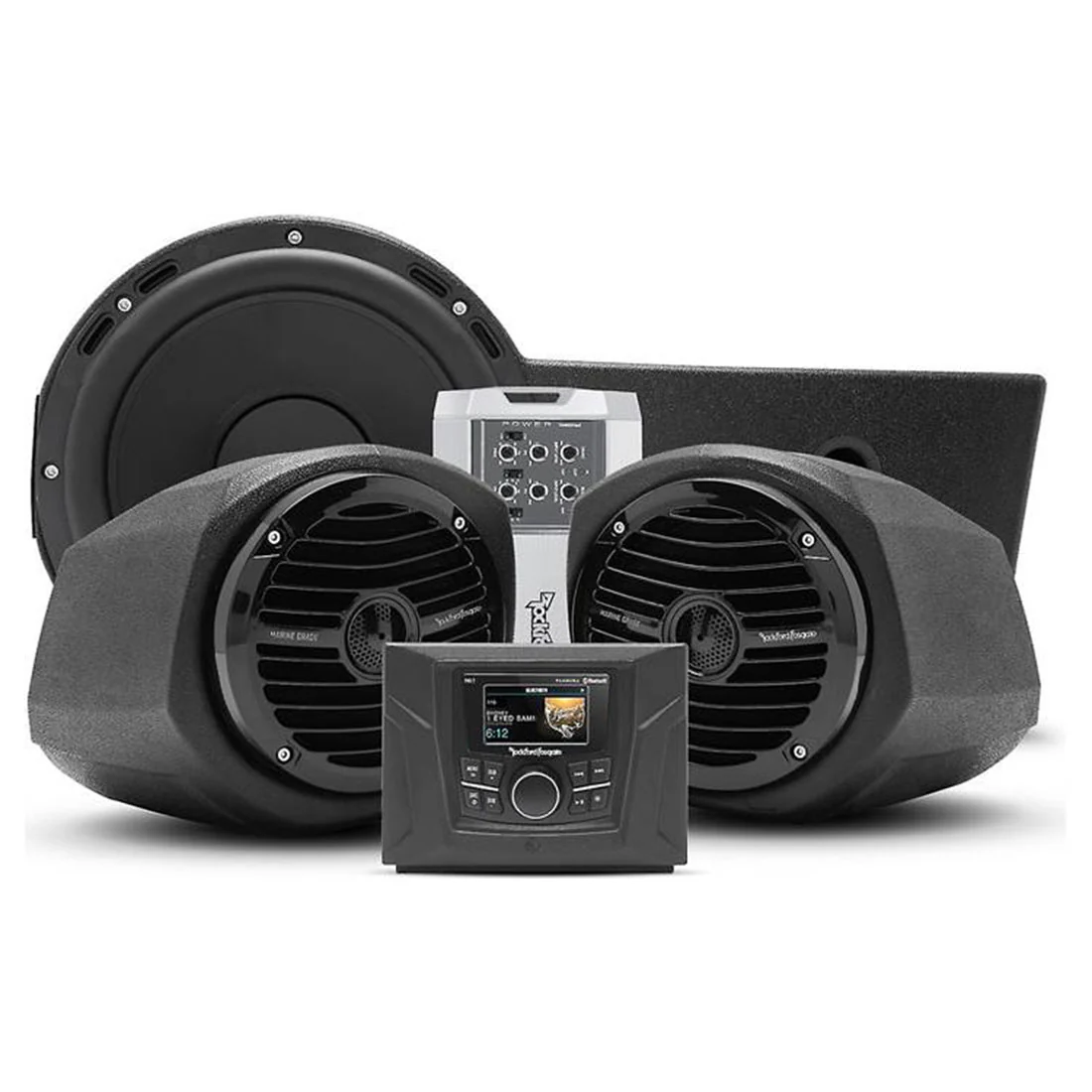 Rockford Fosgate GNRL-STAGE3 400 watt stereo, front lower speaker, and subwoofer kit for select Polaris GENERAL® models (GNRLSTAGE3) - Image 6