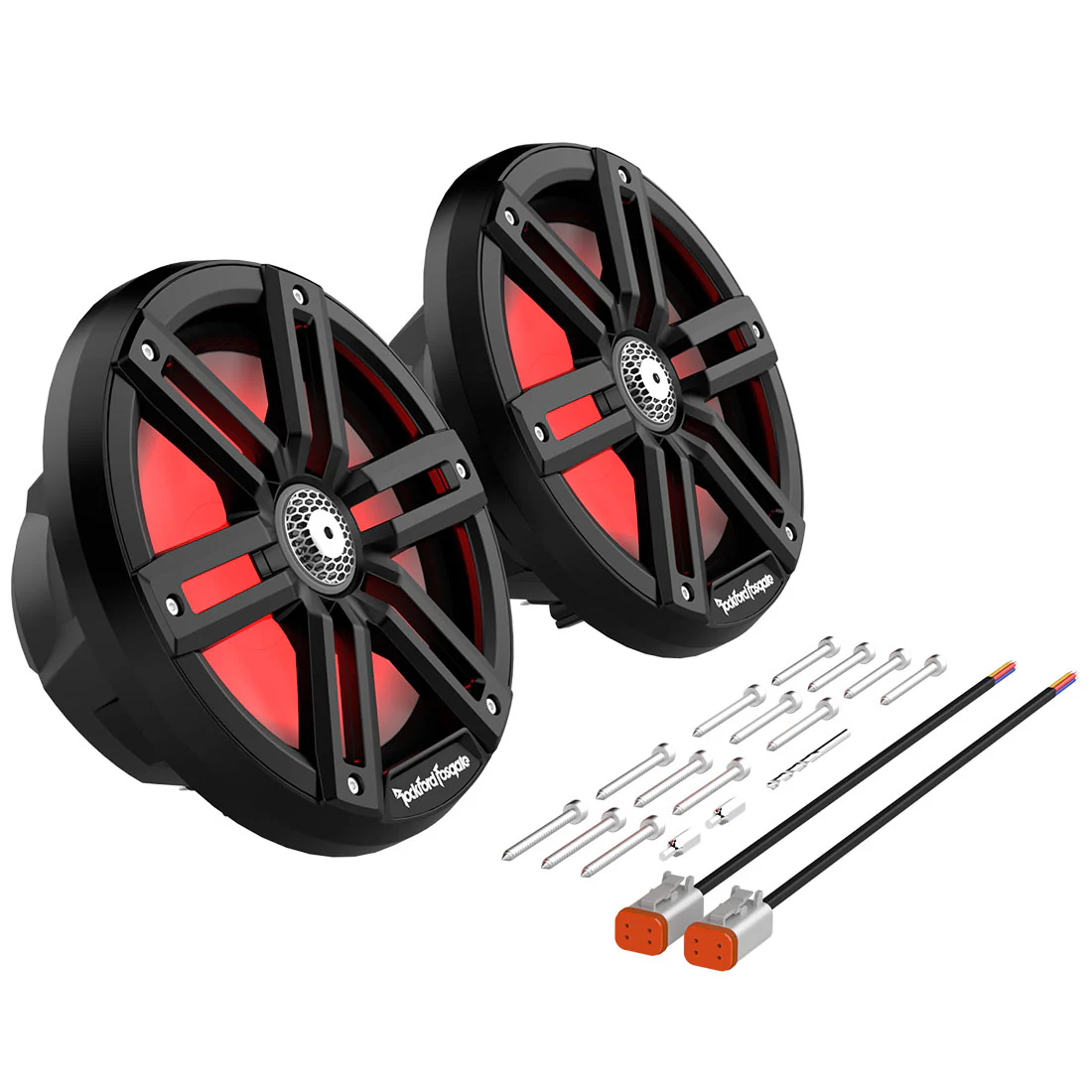 Rockford Fosgate M2-8B 8" Color Optix Marine 2-Way Speakers - Black (M28B) - Image 5