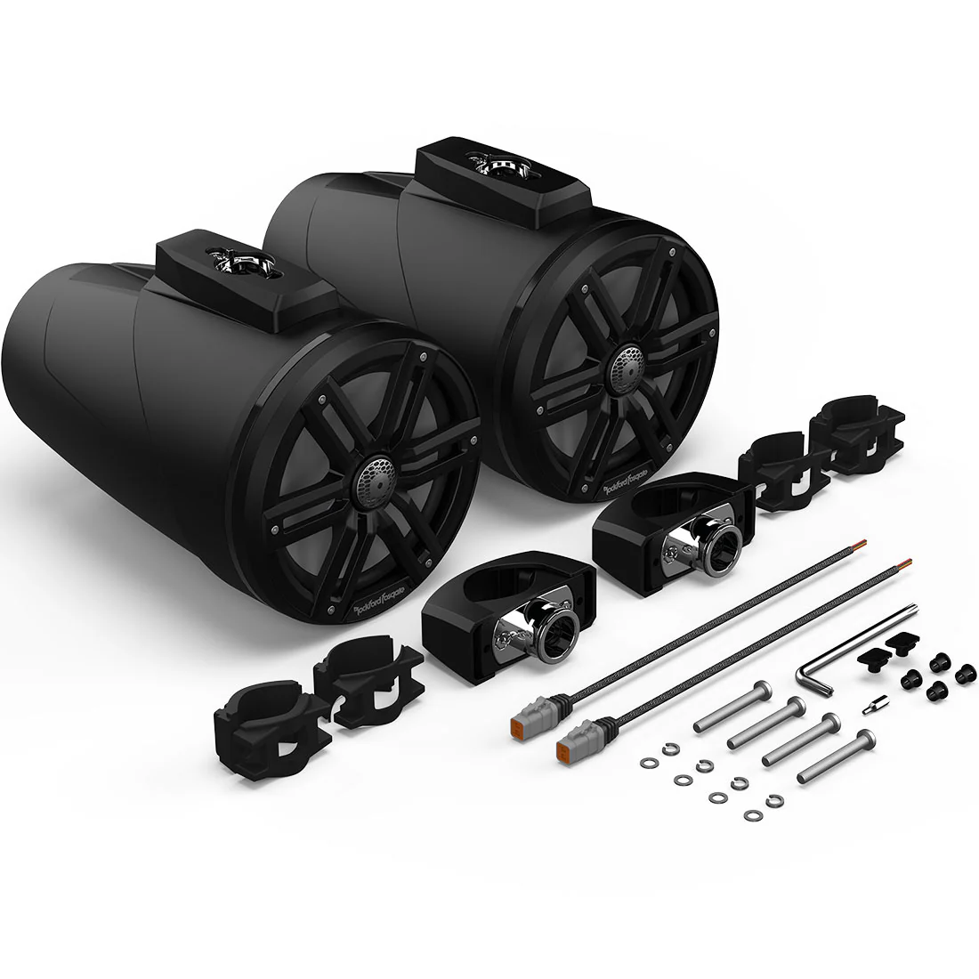 Rockford Fosgate M2WL-8B 8" Color Optix Wake Tower Speakers - Black - Pair (M2WL8B) - Image 9