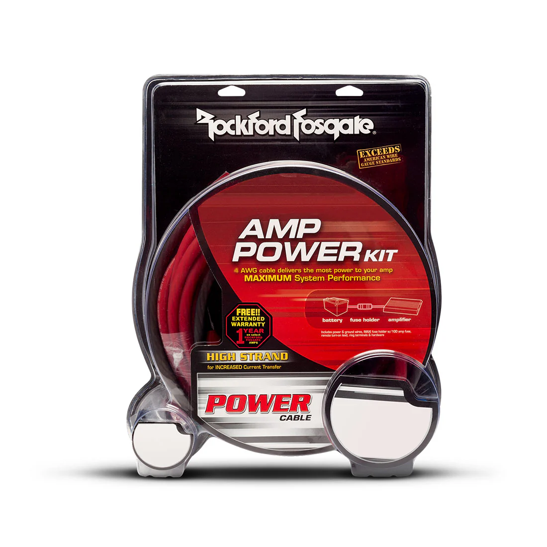 Rockford Fosgate RFK8I 8 AWG Power & Signal Amplifier Installation Kit (RFK8I)