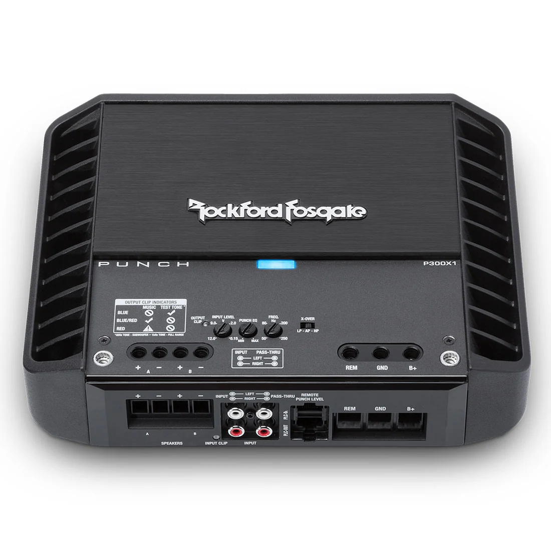 Rockford Fosgate P300X1 Punch 300 Watt Full-Range Mono Subwoofer Amplifier (P300X1) - Image 5