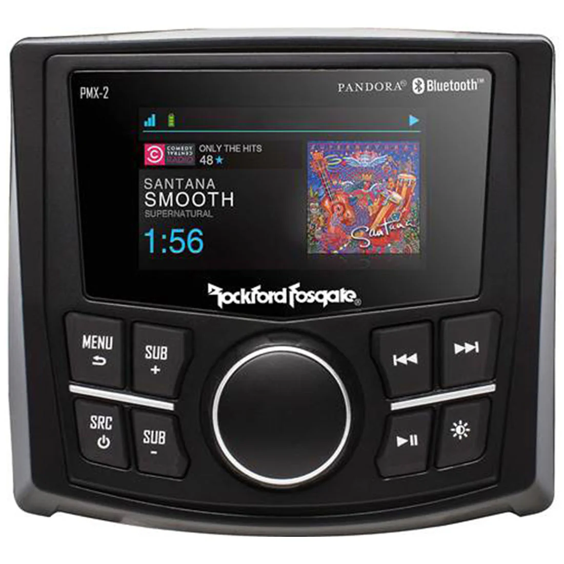 Rockford Fosgate PMX-2 2.7" Display Compact Marine Digital Media Receiver (PMX2)