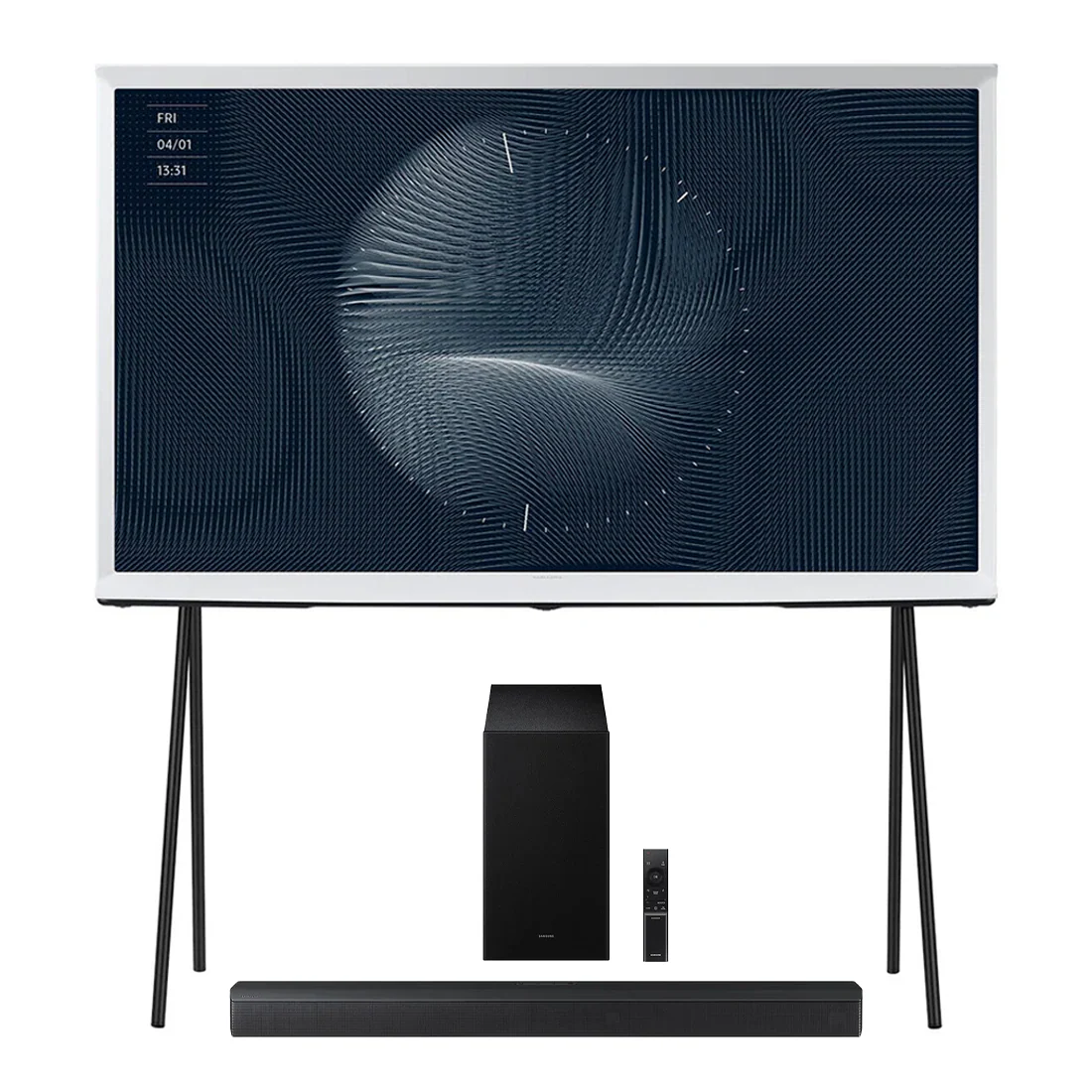 Samsung LS01DAFXZC The Serif 4K Smart TV - 2024 | HW-B650F/ZC 3.1 Channel Soundbar - 2025 - Bundle
