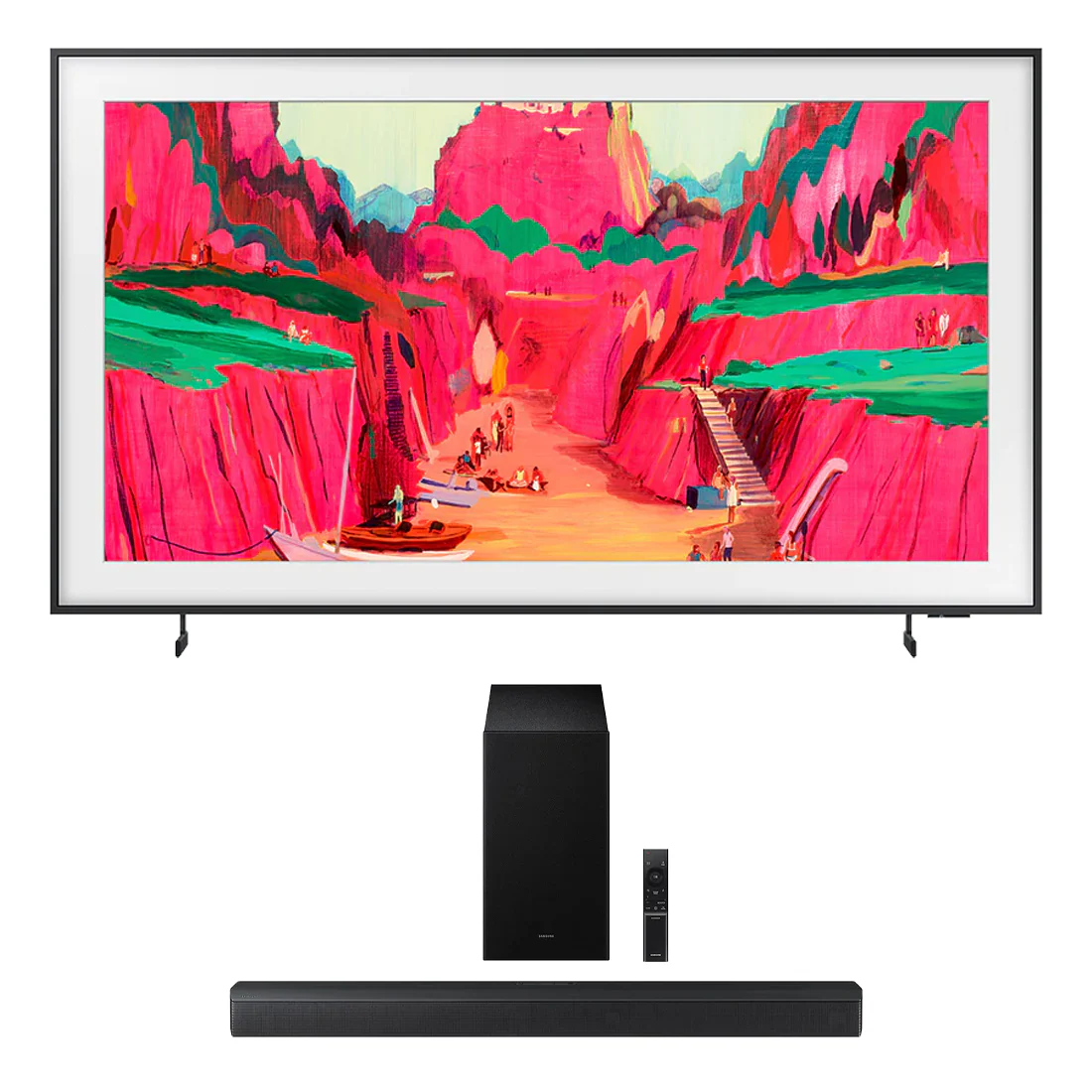 Samsung LS03F The Frame Pro Neo QLED Smart TV | HW-B650F/ZC 3.1 Channel Soundbar - 2025 - Bundle