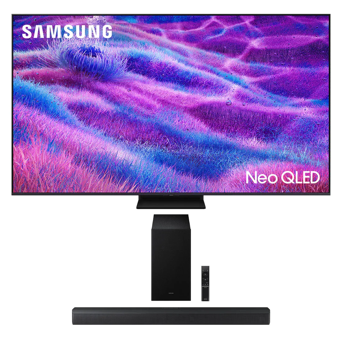 Samsung QN80F Neo QLED 4K Vision AI Smart TV | HW-B650F/ZC 3.1 Channel Soundbar - 2025 - Bundle