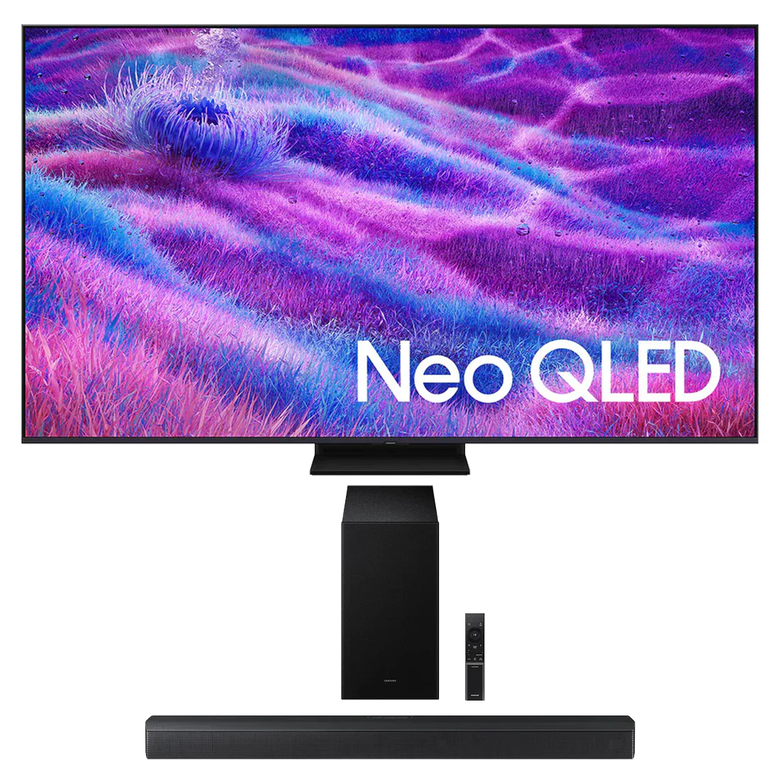 Samsung QN82F 4K UHD HDR Neo QLED Tizen AI Smart TV | HW-B650F/ZC 3.1 Channel Soundbar - 2025 - Bundle
