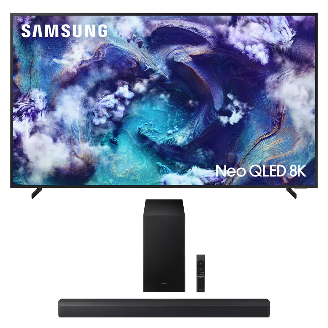 Samsung QN900F Neo QLED 8K Vision AI Smart TV | HW-B550F/ZC 2.1 Channel Soundbar - 2025 - Bundle