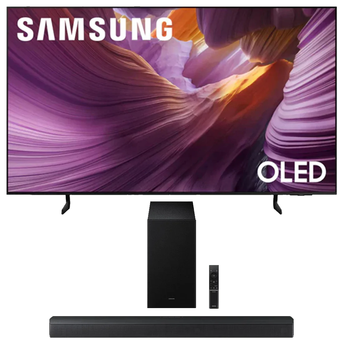 Samsung S85F OLED 4K Vision AI Smart TV | HW-B650F/ZC 3.1 Channel Soundbar - 2025 - Bundle