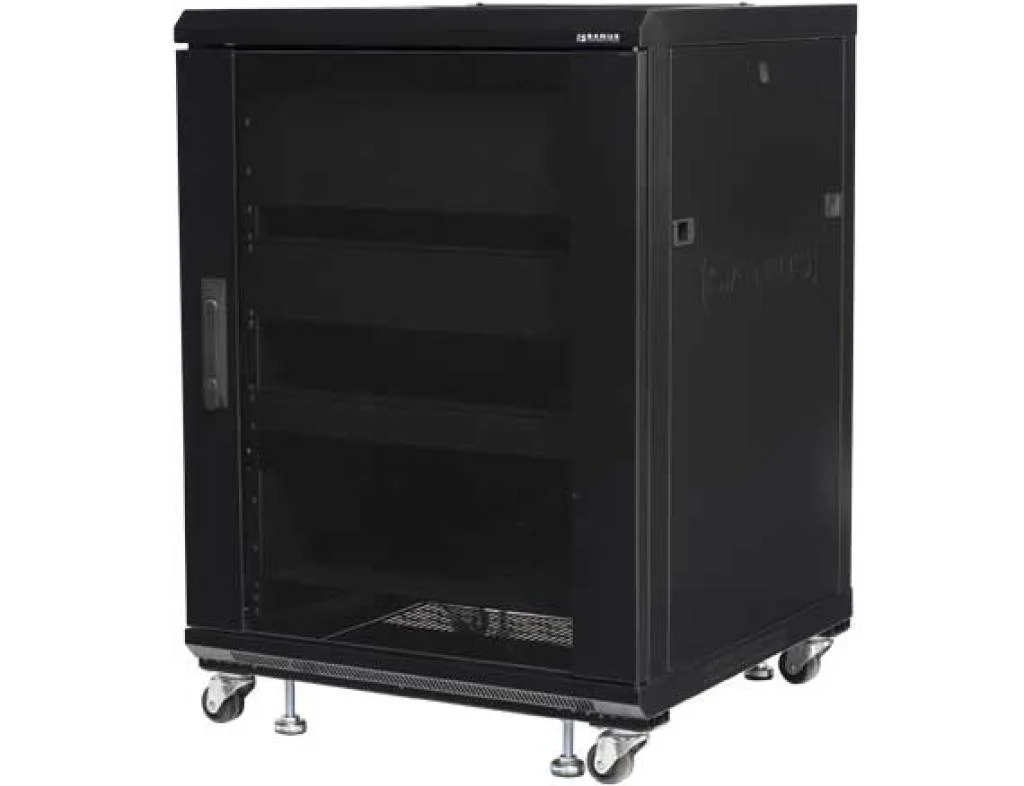 Sanus CFR2115-B1 15U AV Rack Audio Component Rack and Home Theater (CFR2115B1) - Image 2