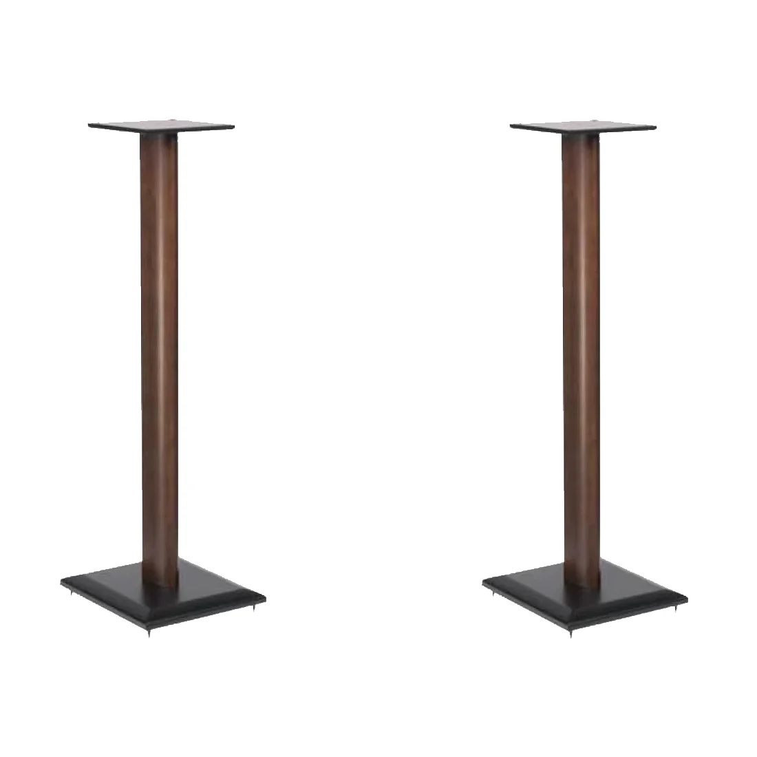 Sanus NF36B Tall Speaker Stands with 6x6 Top Plate - Pair (NF36B)