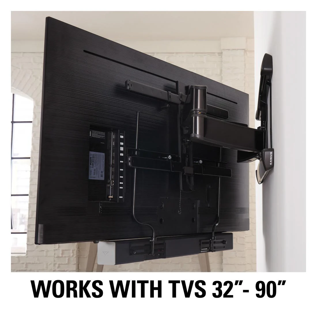 Sanus SASB1-B3 Universal Soundbar Mount Depth Adjustable - Black - Image 7