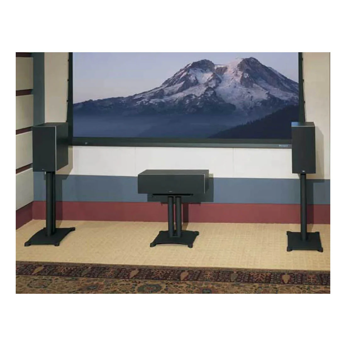 Sanus SFC18-B1 18" Tall Center Channel Speaker Stand - Each (SFC18B1) - Image 2