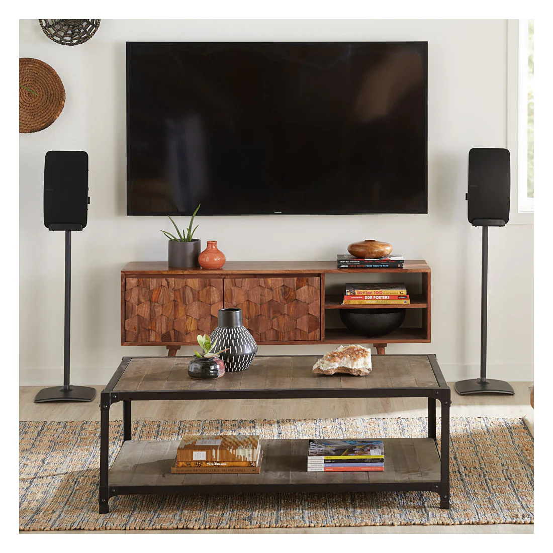 Sanus WSS52 Wireless Speaker Stands for Sonos Five and Play : 5 Speakers - Each (WSS52B2) - Image 14