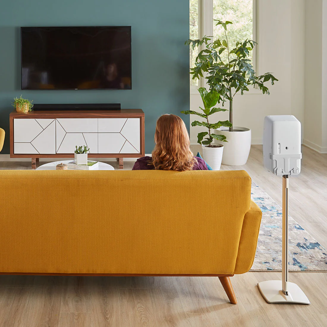 Sanus WSS52 Wireless Speaker Stands for Sonos Five and Play : 5 Speakers - Each (WSS52B2) - Image 3