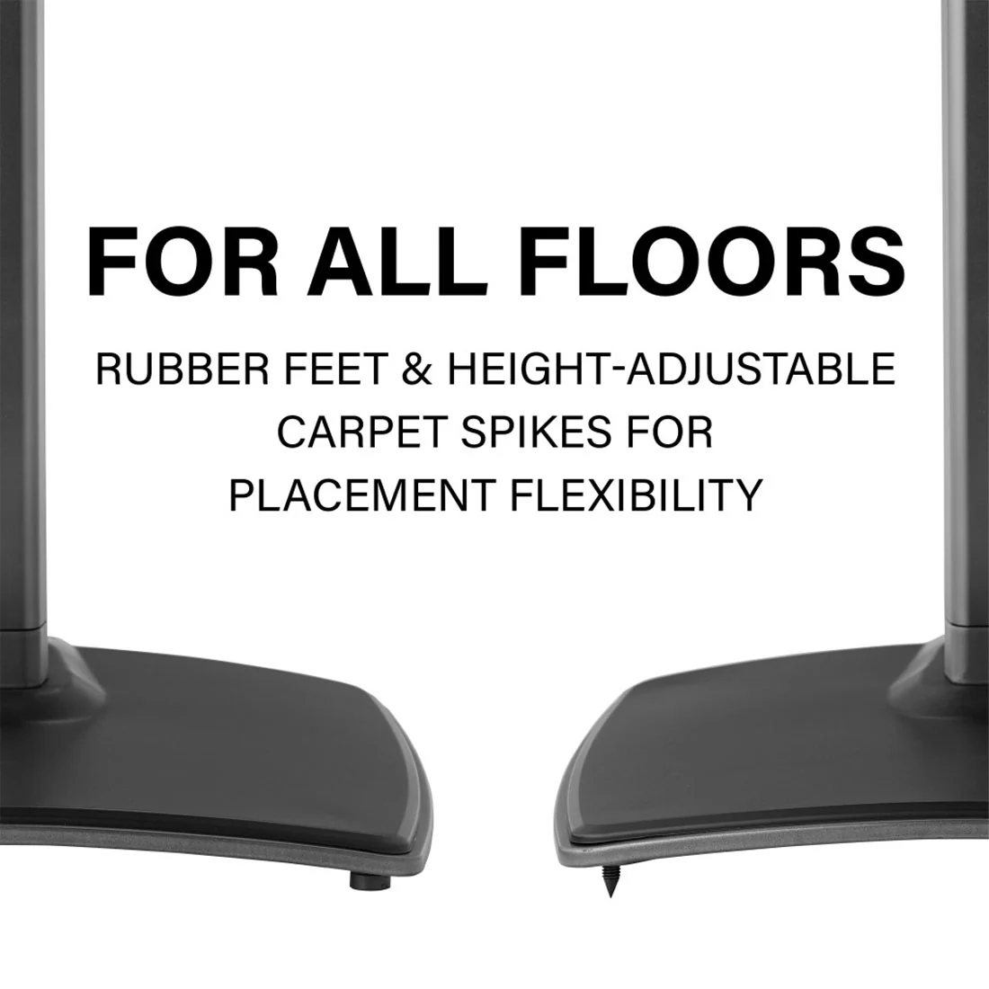 Sanus WSS52 Wireless Speaker Stands for Sonos Five and Play : 5 Speakers - Each (WSS52B2) - Image 8