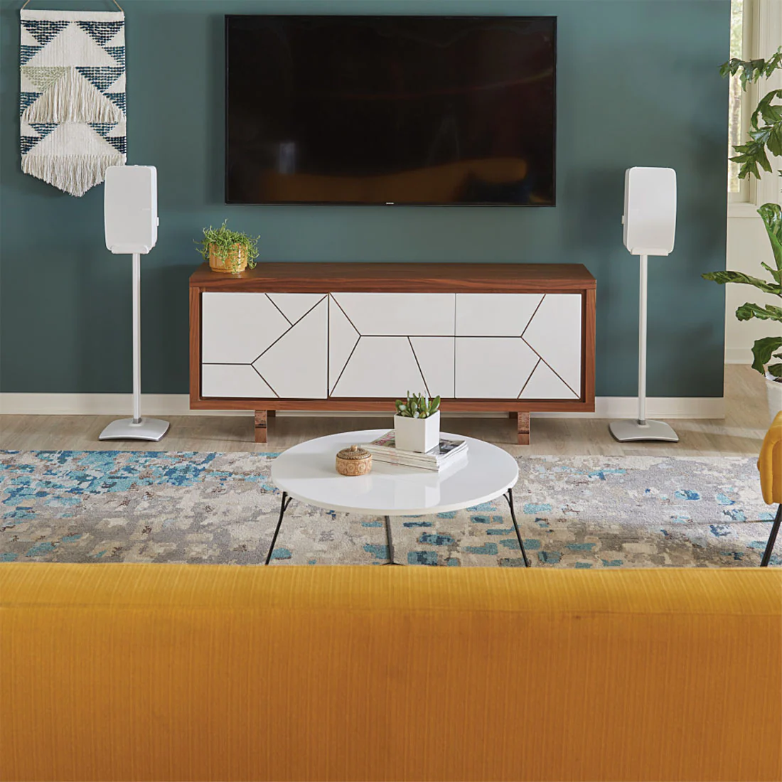 Sanus WSS52 Wireless Speaker Stands for Sonos Five and Play : 5 Speakers - Each (WSS52B2) - Image 9