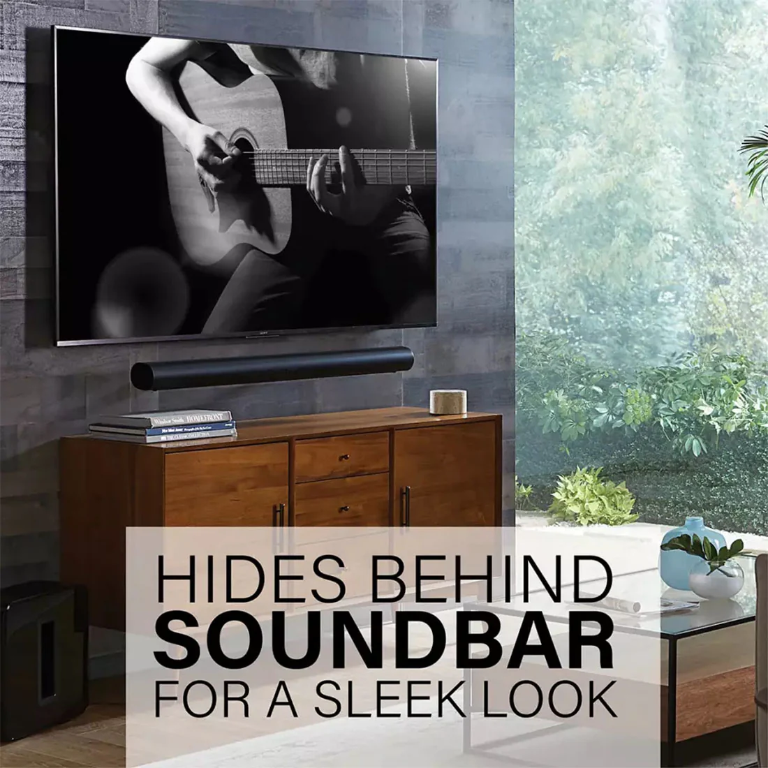 Sanus WSSAWM1 Extendable Soundbar Wall Mount Designed For Sonos Arc and Arc Ultra Soundbar (WSSAWM1B2) - Image 8