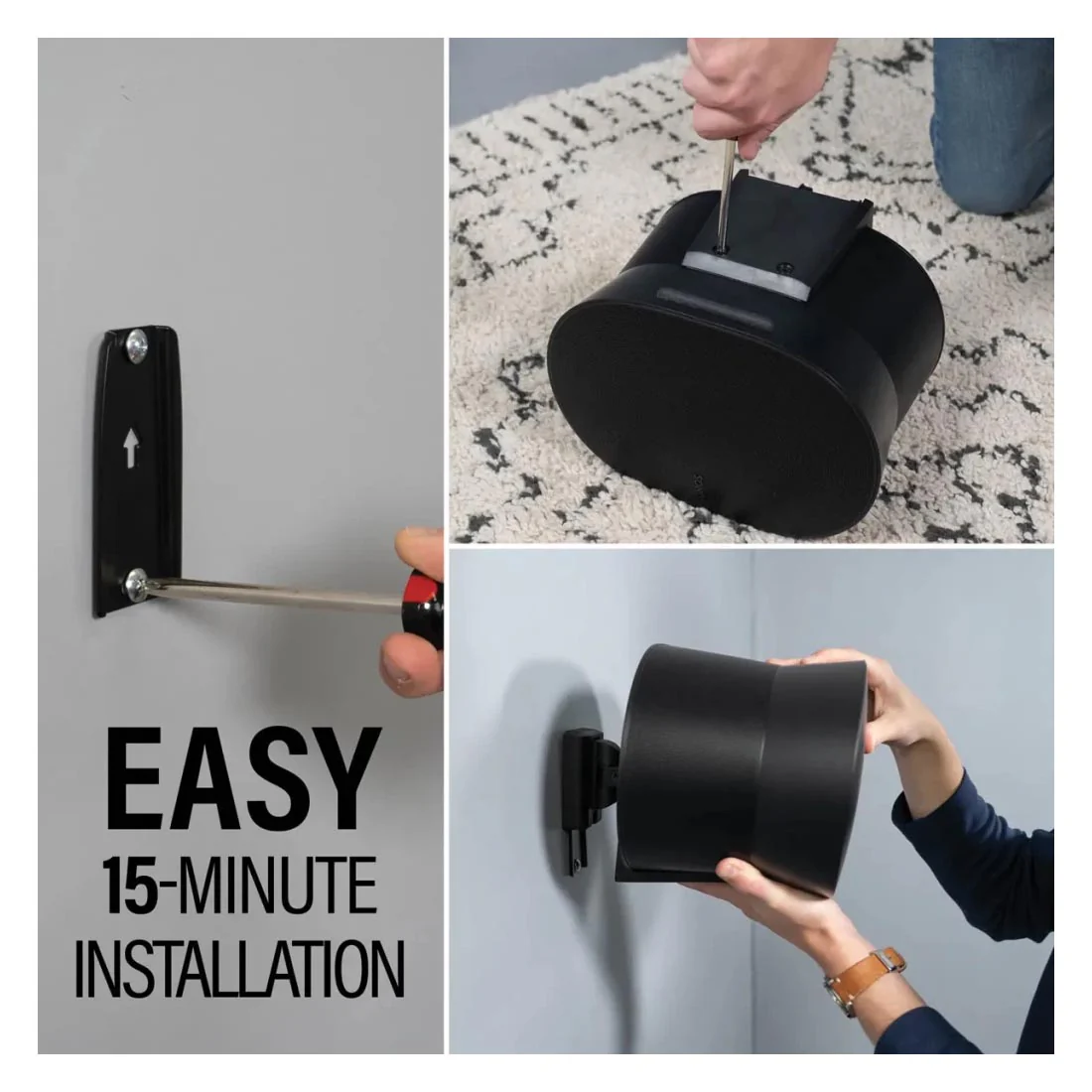 Sanus WSWME31-B2 Adjustable Speaker Wall Mount For Sonos Era 300 - Single - Image 11