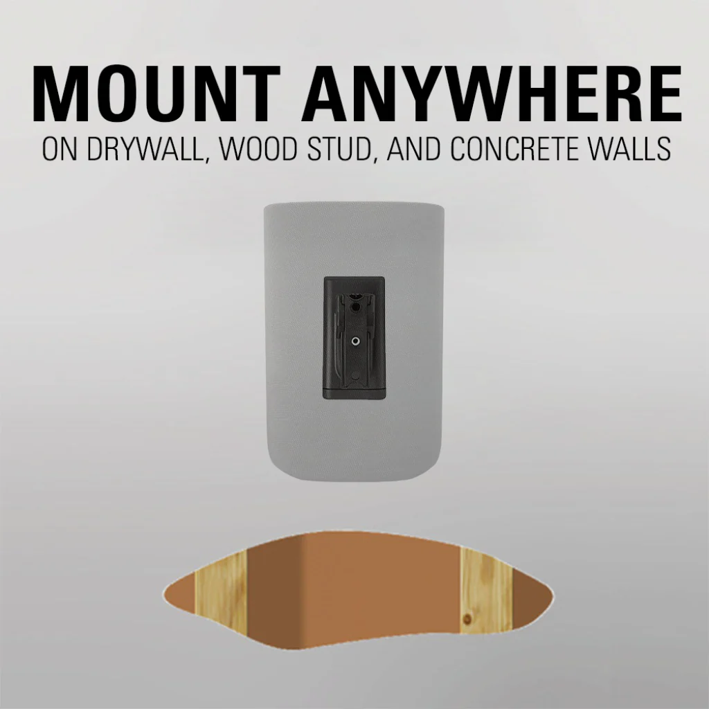 Sanus WSWMU2-B2 Speaker Wall Mounts for Bookshelf Speakers up to 10 lbs - Pair (WSWMU2B2) - Image 3